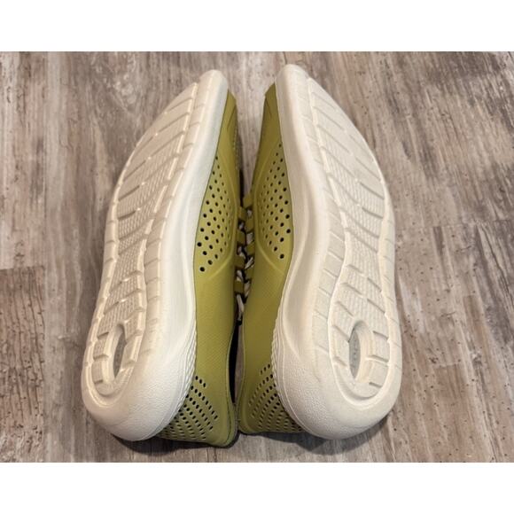 CROCS Yellow and White Women's Sneakers - Picture 3 of 6